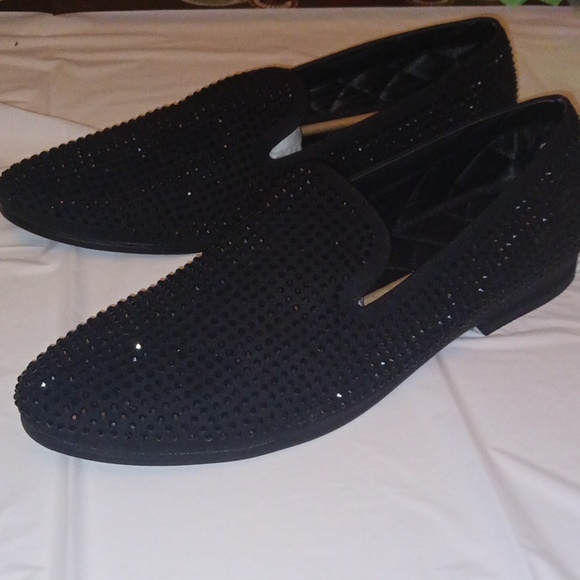 Steve Madden Caviarr Bling Rhinestone Loafers - Picture 3 of 6